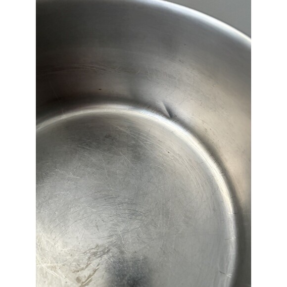 Vintage Revere Ware Copper Bottom 4 qt Pot Stainless Steel w/ Lid Clinton - Picture 10 of 16